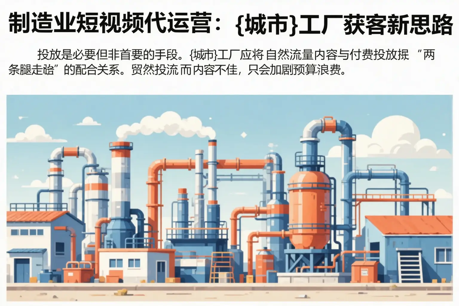 制造业短视频代运营：莎车工厂获客新思路