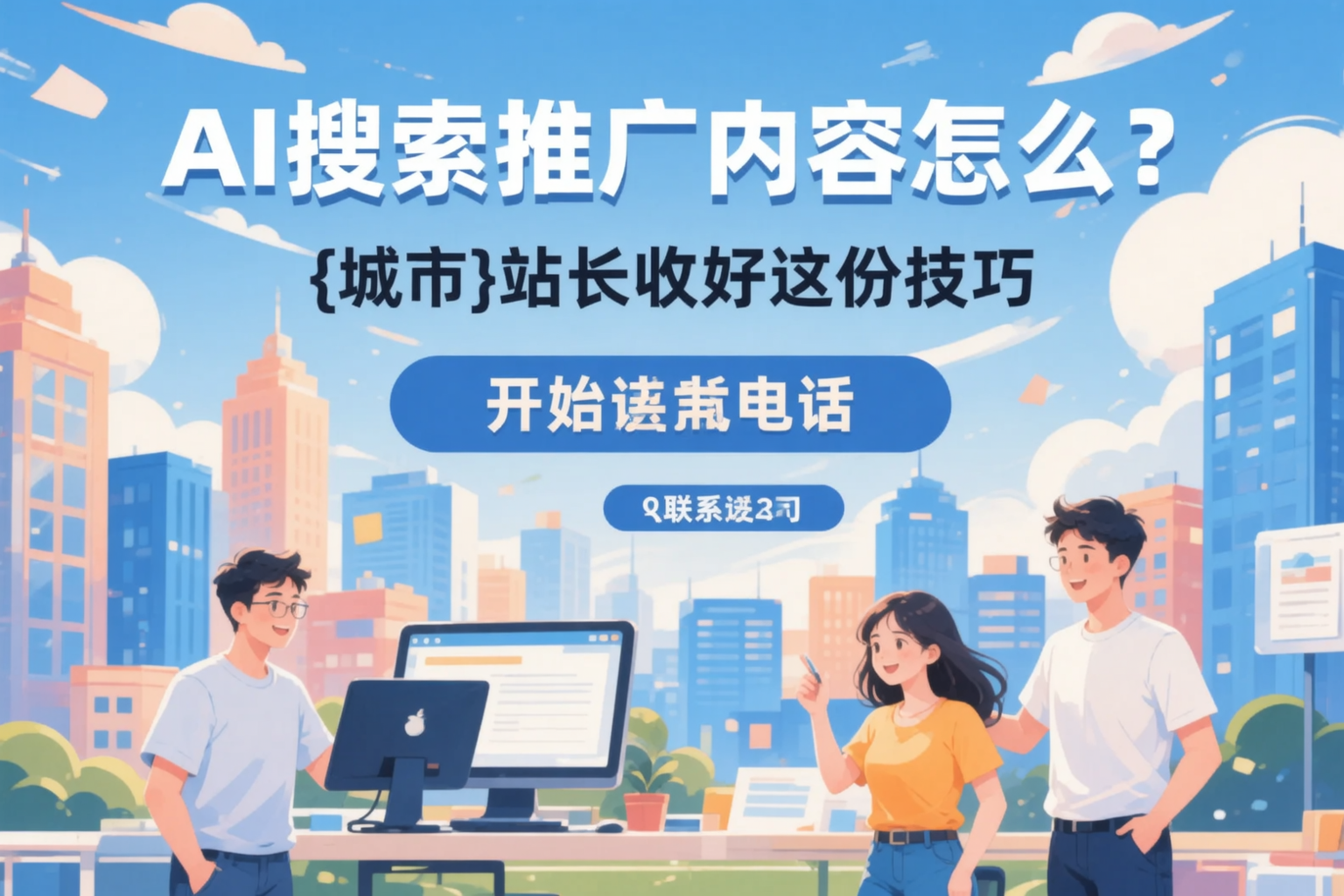 AI搜索推广内容怎么写?莎车站长收好这份技巧