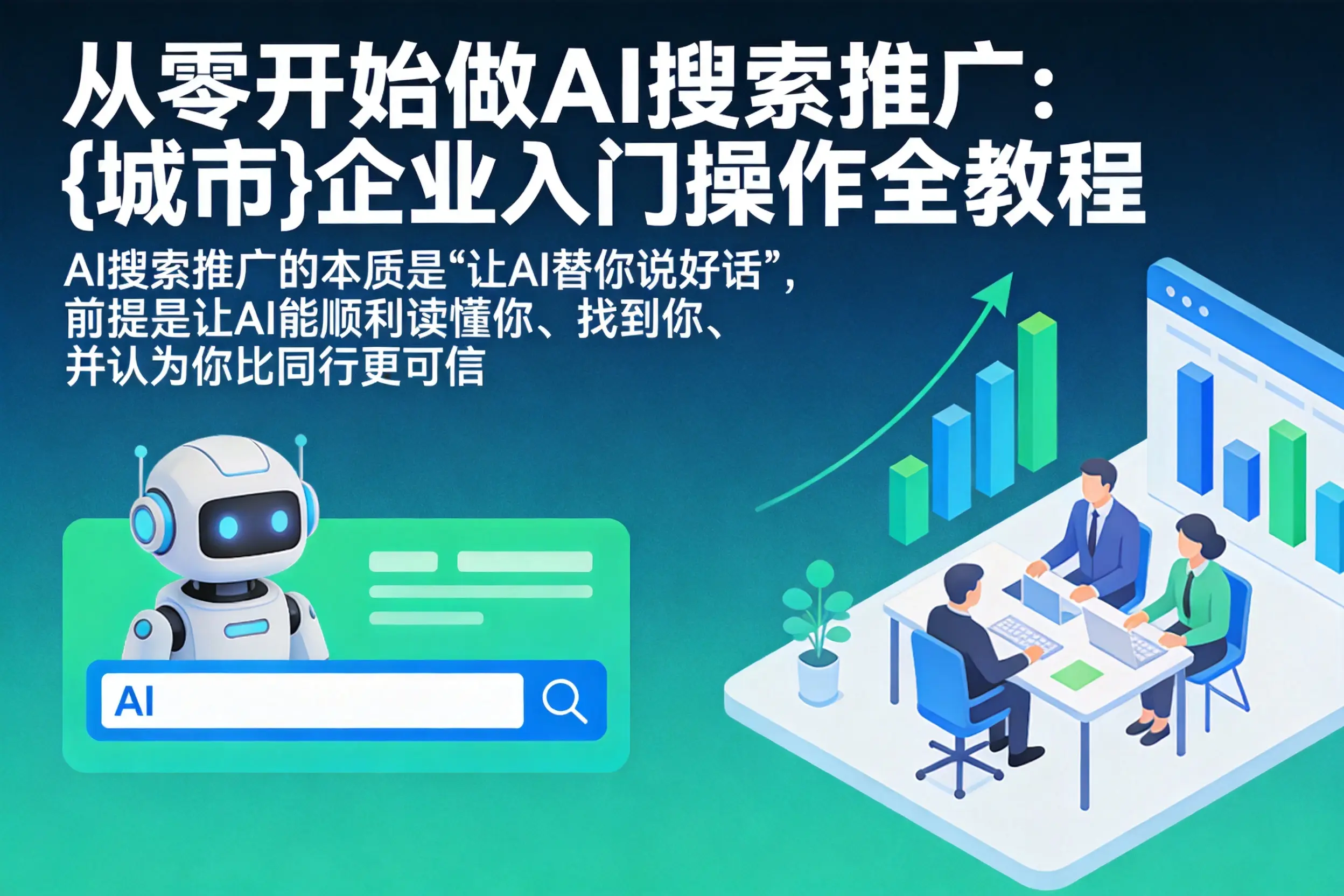 从零开始做AI搜索推广：莎车企业入门操作全教程